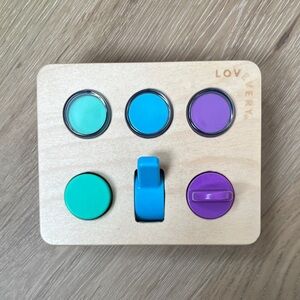 LOVEVERY sensory switch board - wooden Montessori baby toddler toy